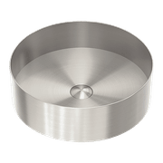 Opal Round 400mm Stainless Steel Basin Brushed Nickel gallery detail image