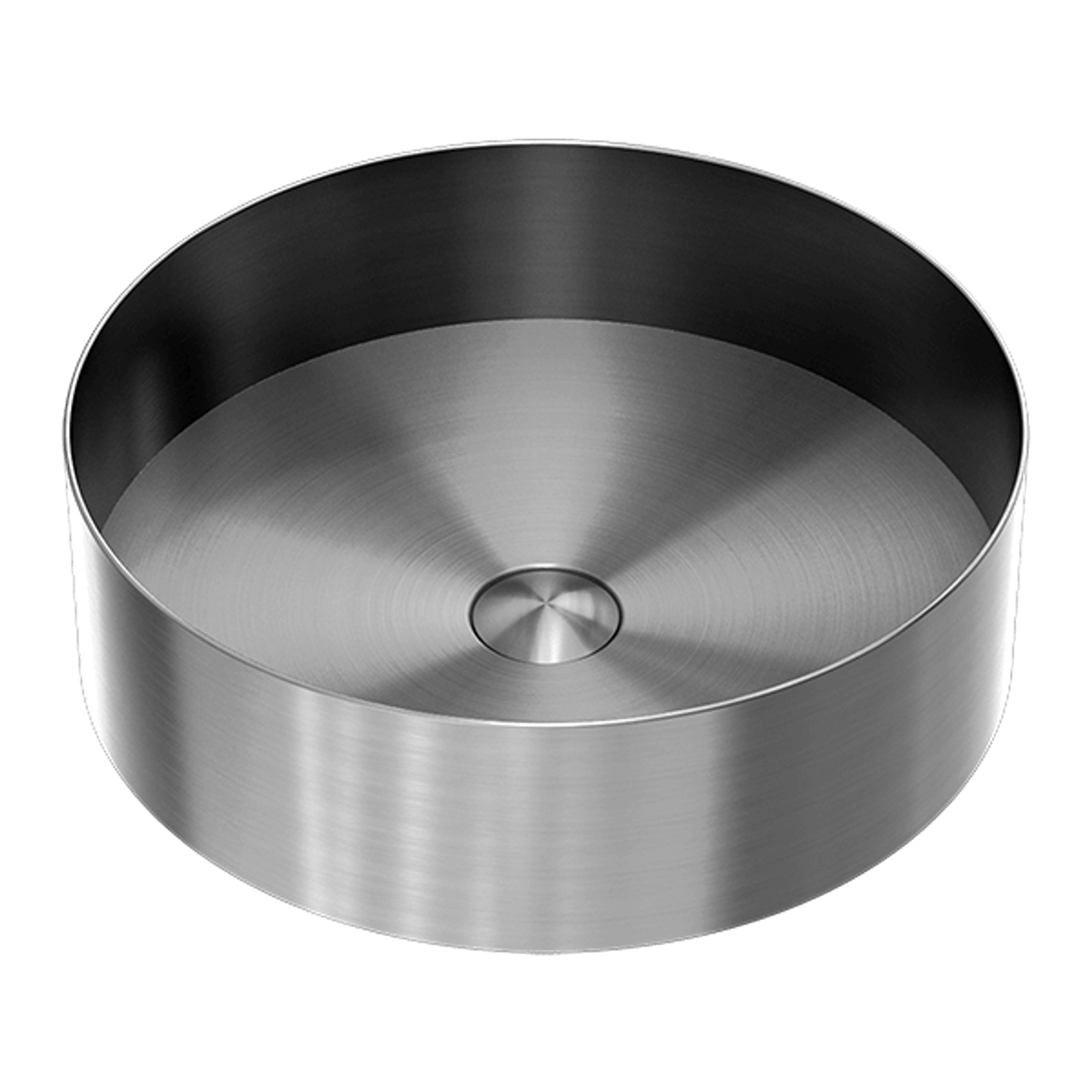 Opal Round 400mm Stainless Steel Basin Graphite gallery detail image