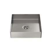 Opal Square 400mm Stainless Steel Basin Brushed Nickel gallery detail image