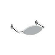 Mecca Care DDA Toilet Backrest Chrome gallery detail image