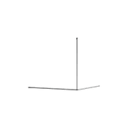 Mecca Care Curtain Rail 1200x1200mm 90 Degree Chrome gallery detail image