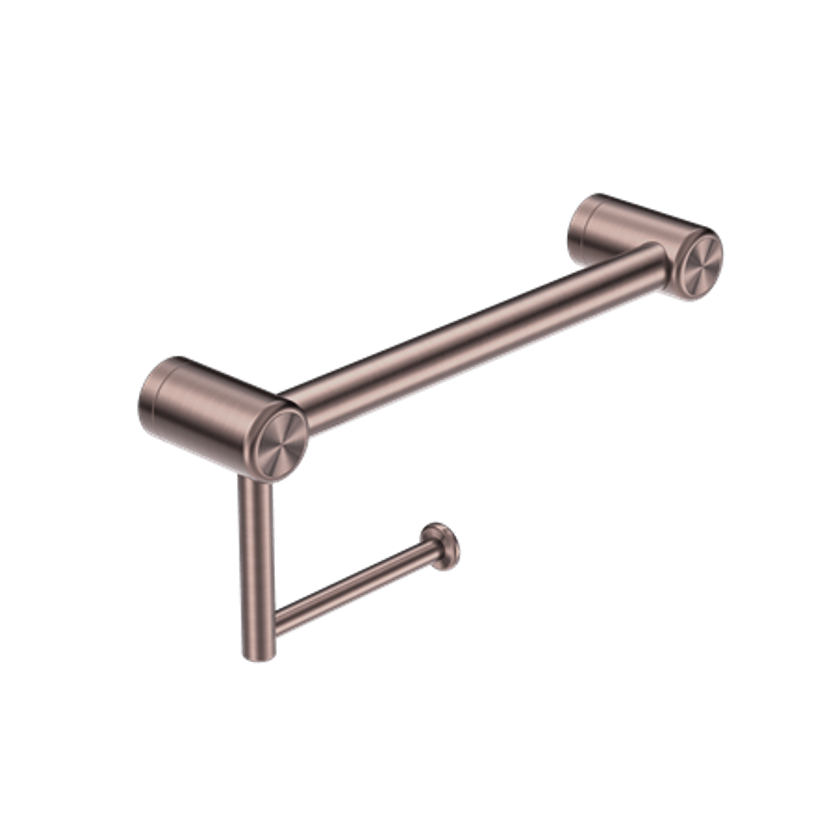 Mecca Care 25mm Toilet Roll Rail 300mm Brushed Bronze gallery detail image