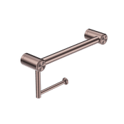 Mecca Care 25mm Toilet Roll Rail 300mm Brushed Bronze gallery detail image