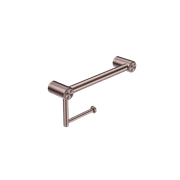Mecca Care 25mm Toilet Roll Rail 300mm Brushed Bronze gallery detail image