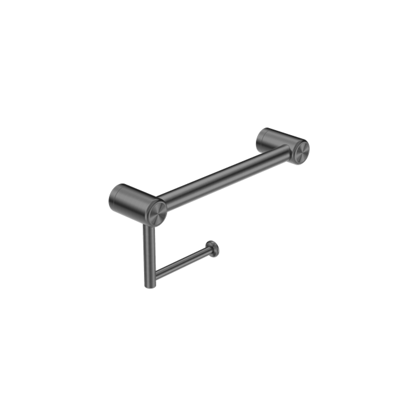 Mecca Care 25mm Toilet Roll Rail 300mm Gun Metal gallery detail image