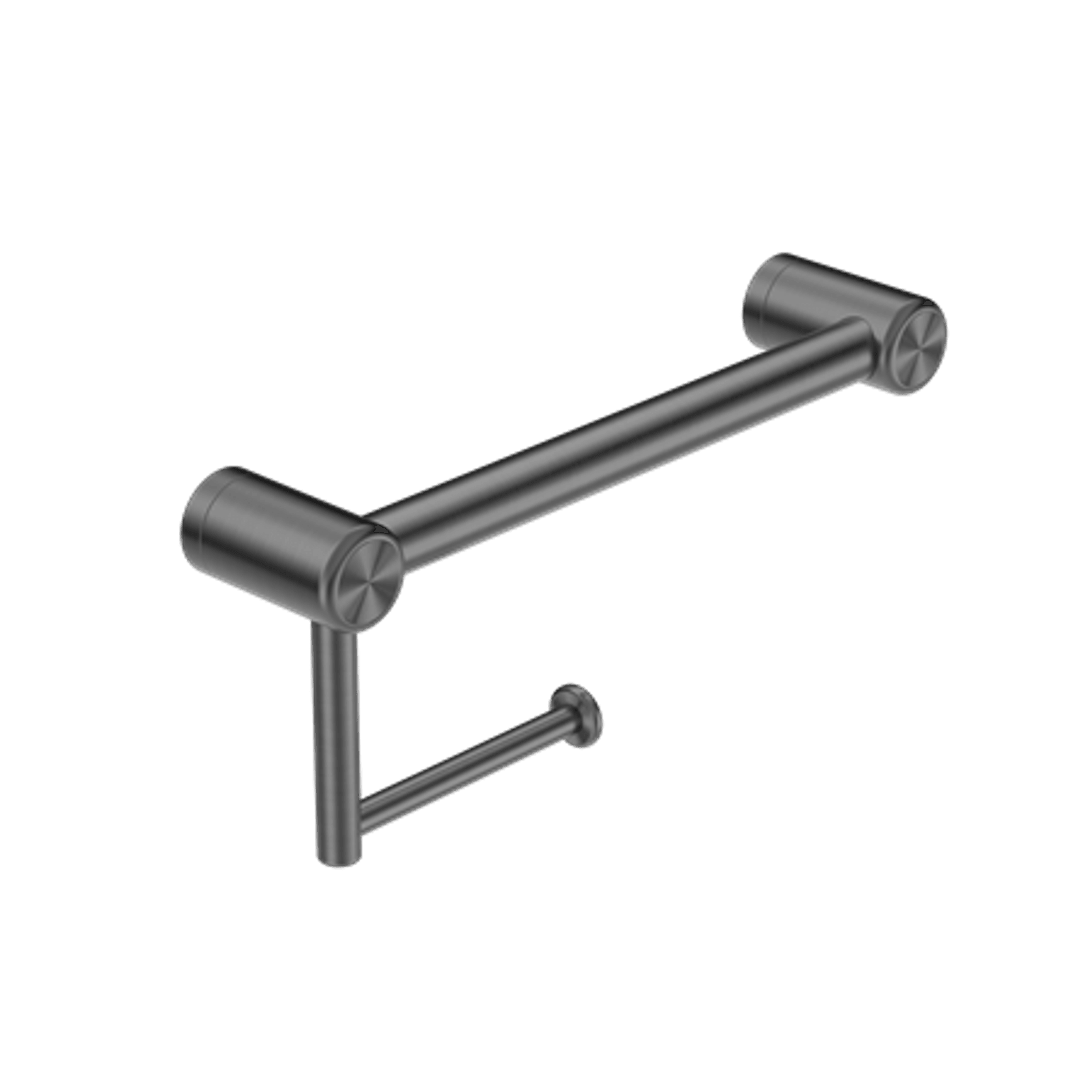 Mecca Care 25mm Toilet Roll Rail 300mm Gun Metal gallery detail image