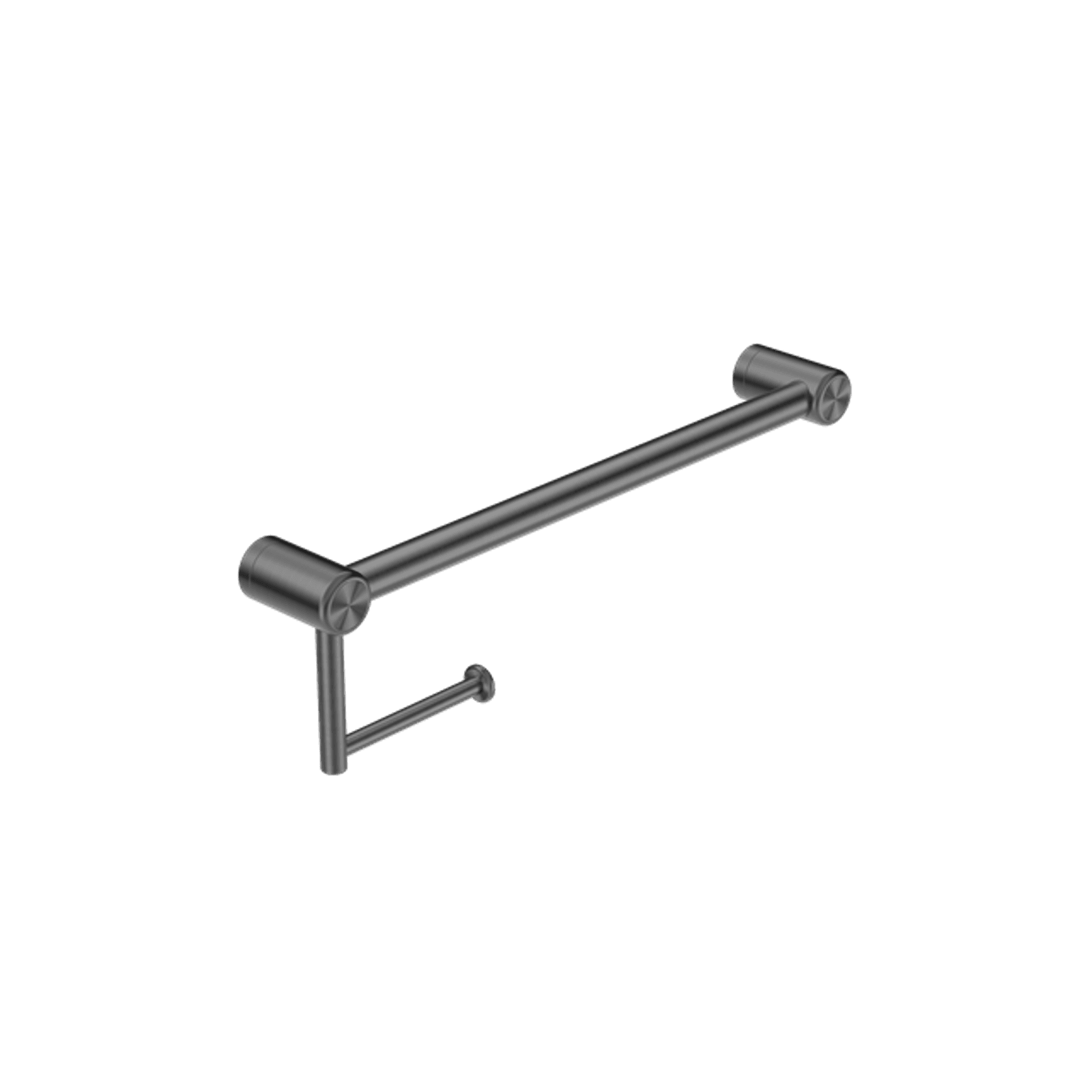 Mecca Care 25mm Toilet Roll Rail 450mm Gun Metal gallery detail image