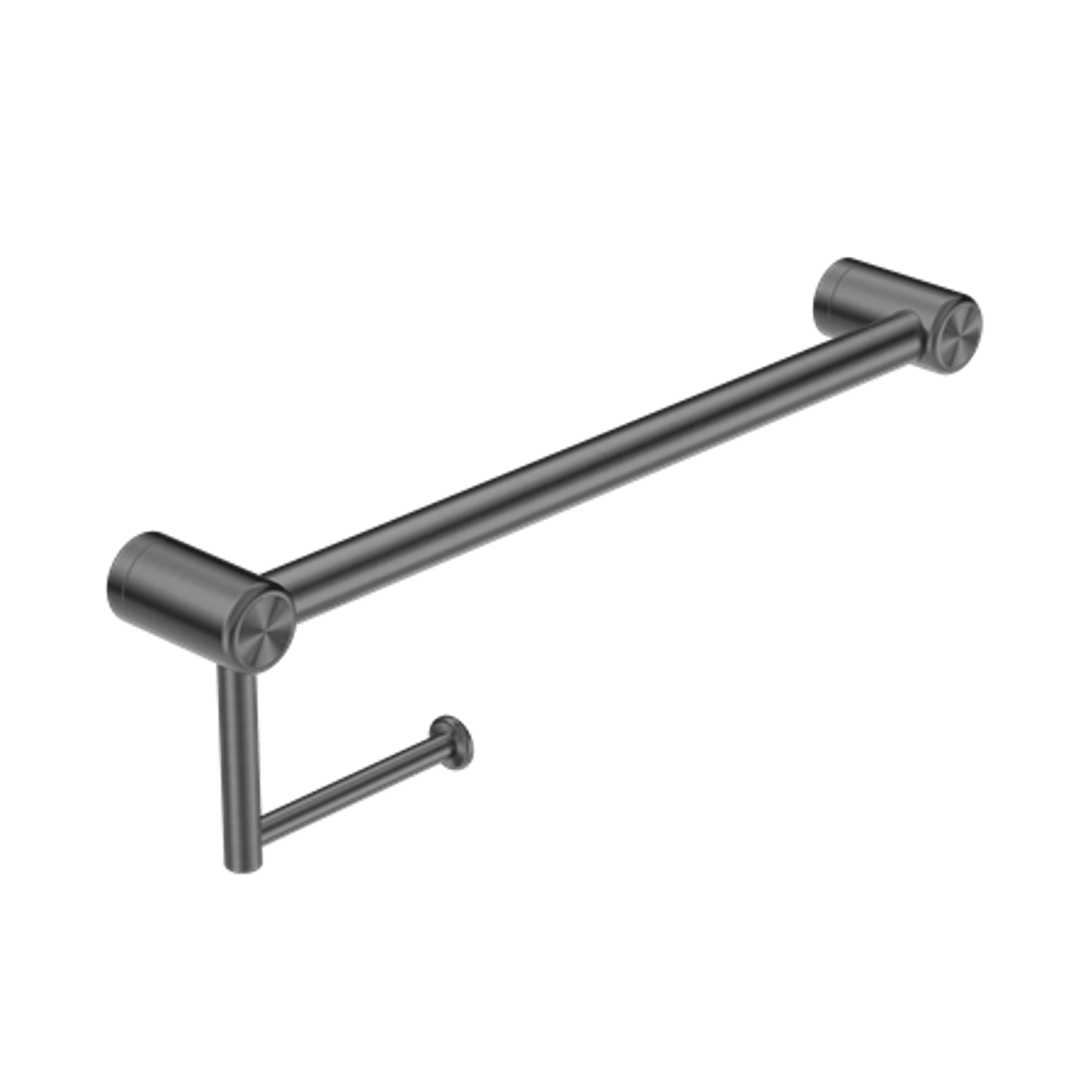 Mecca Care 25mm Toilet Roll Rail 450mm Gun Metal gallery detail image