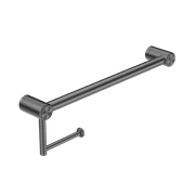 Mecca Care 25mm Toilet Roll Rail 450mm Gun Metal gallery detail image