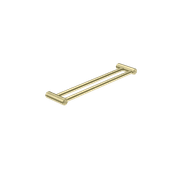 Mecca Care 25mm Double Towel Grab Rail 600mm Brushed Gold gallery detail image