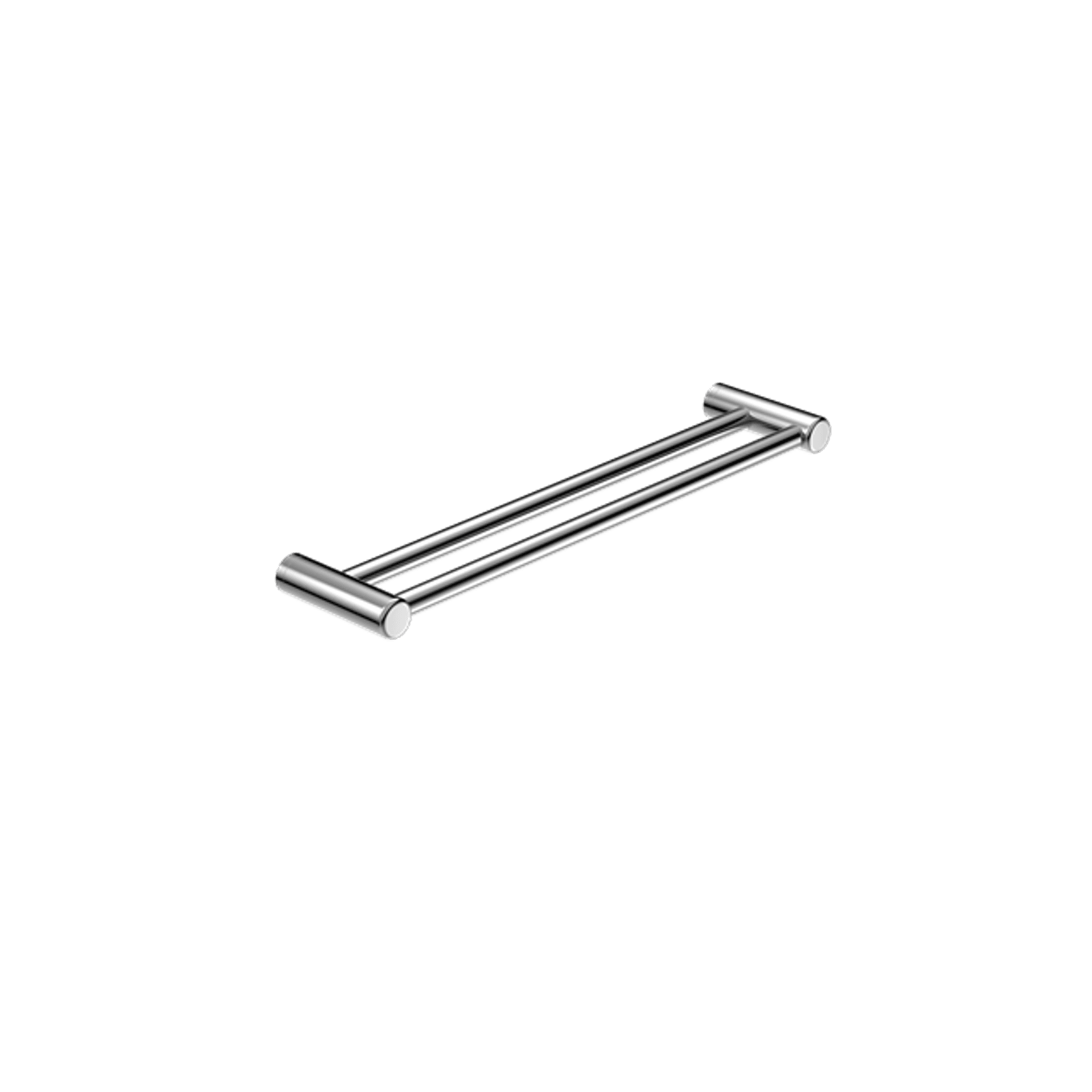 Mecca Care 25mm Double Towel Grab Rail 600mm Chrome gallery detail image