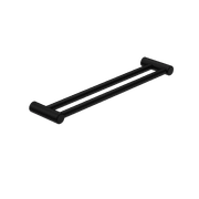 Mecca Care 25mm Double Towel Grab Rail 600mm Matte Black gallery detail image