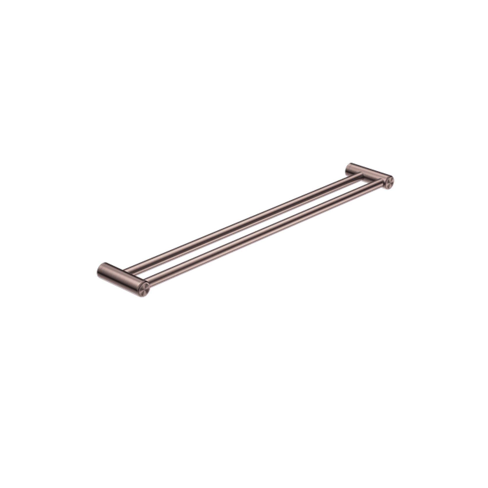 Mecca Care 25mm Double Towel Grab Rail 900mm Brushed Bronze gallery detail image
