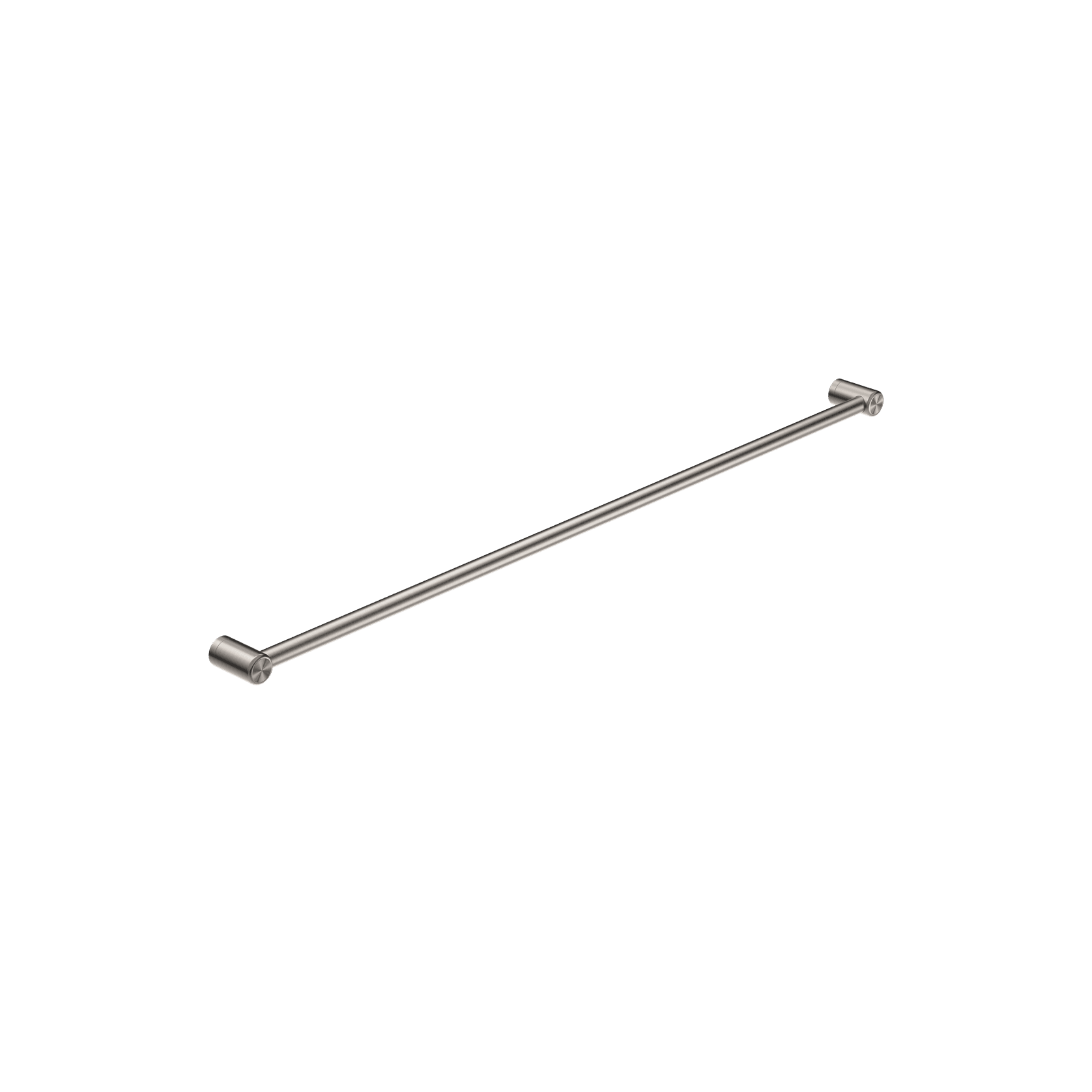 Mecca Care 25mm Grab Rail 1200mm Brushed Nickel gallery detail image