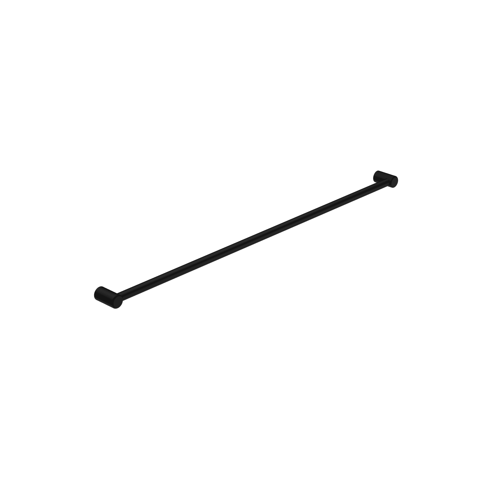 Mecca Care 25mm Grab Rail 1200mm Matte Black gallery detail image