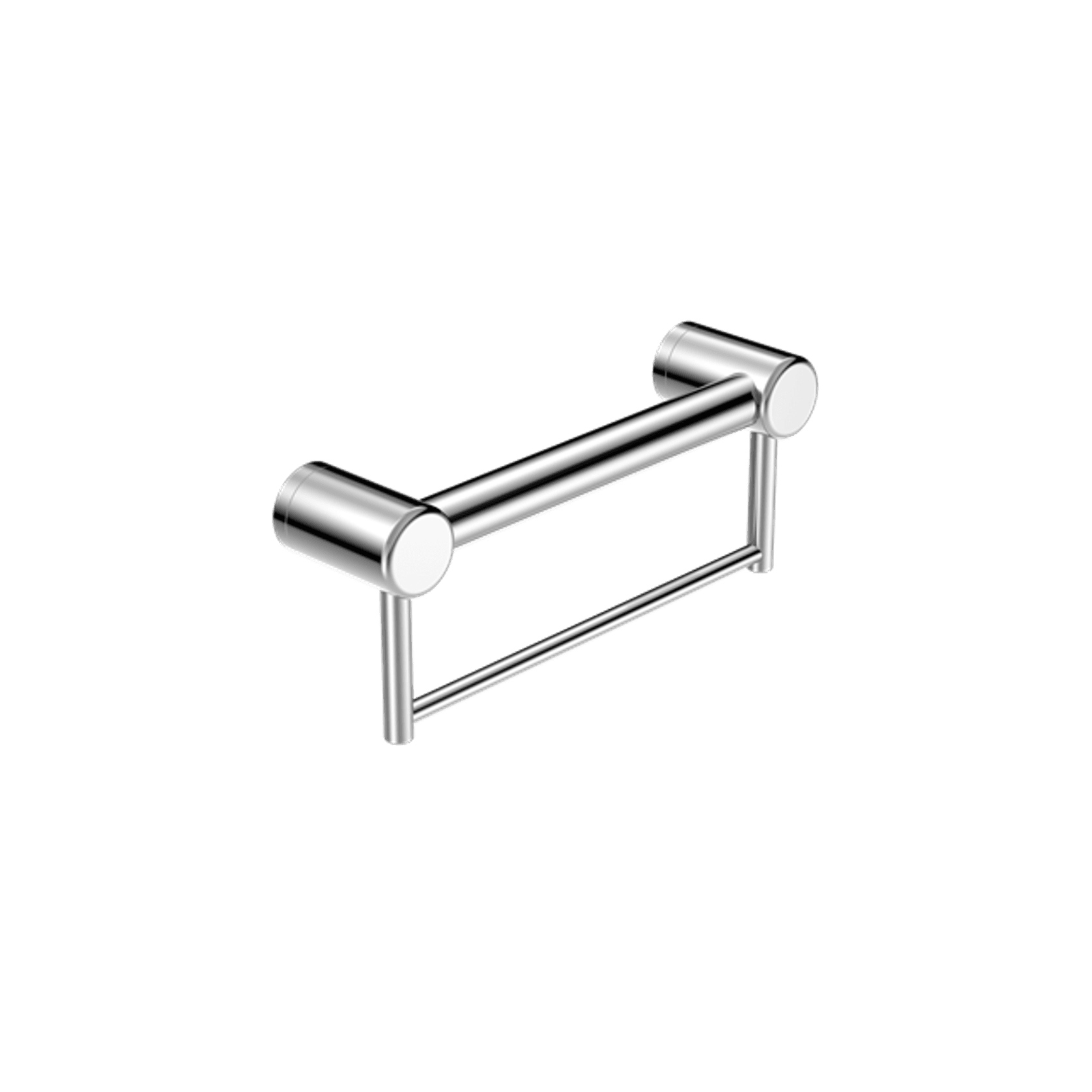 Mecca Care 32mm Grab Rail With Towel Holder 300mm Chrome gallery detail image