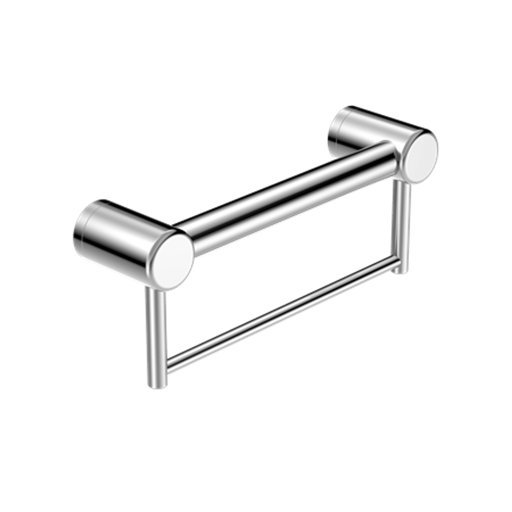 Mecca Care 32mm Grab Rail With Towel Holder 300mm Chrome gallery detail image