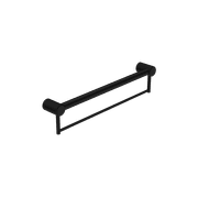 Mecca Care 32mm Grab Rail With Towel Holder 600mm Matte Black gallery detail image