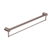 Mecca Care 32mm Grab Rail With Towel Holder 900mm Brushed Bronze gallery detail image