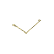 Mecca Care 32mm DDA Grab Rail Set 45 Degree 750X900mm Brushed Gold gallery detail image