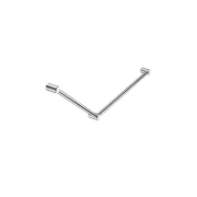 Mecca Care 32mm DDA Grab Rail Set 45 Degree 750X900mm Chrome gallery detail image