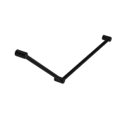 Mecca Care 32mm DDA Grab Rail Set 45 Degree 750X900mm Matte Black gallery detail image