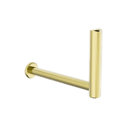 Mecca Care Add-On Fixed-Mount Toilet Roll Holder Brushed Gold gallery detail image