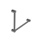 Mecca Care 32mm Ambulant Toilet Grab Rail 90 Degree 450X450mm Gun Metal gallery detail image