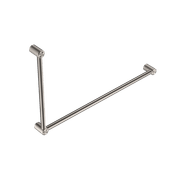 Mecca Care 32mm DDA Grab Rail Set 90 Degree 600X1000mm Brushed Nickel gallery detail image