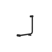 Mecca Care 32mm Ambulant 90 Degree Bent Tube Grab Rail 450X450mm Matte Black gallery detail image