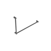 Mecca Care 32mm DDA Grab Rail Set 90 Degree 600X1000mm Gun Metal gallery detail image