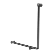 Mecca Care 32mm Ambulant 90 Degree Bent Tube Grab Rail 750X750mm Gun Metal gallery detail image