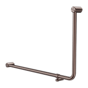 Mecca Care 32mm Ambulant 90 Degree Bent Tube Grab Rail 600X1000mm Brushed Bronze gallery detail image