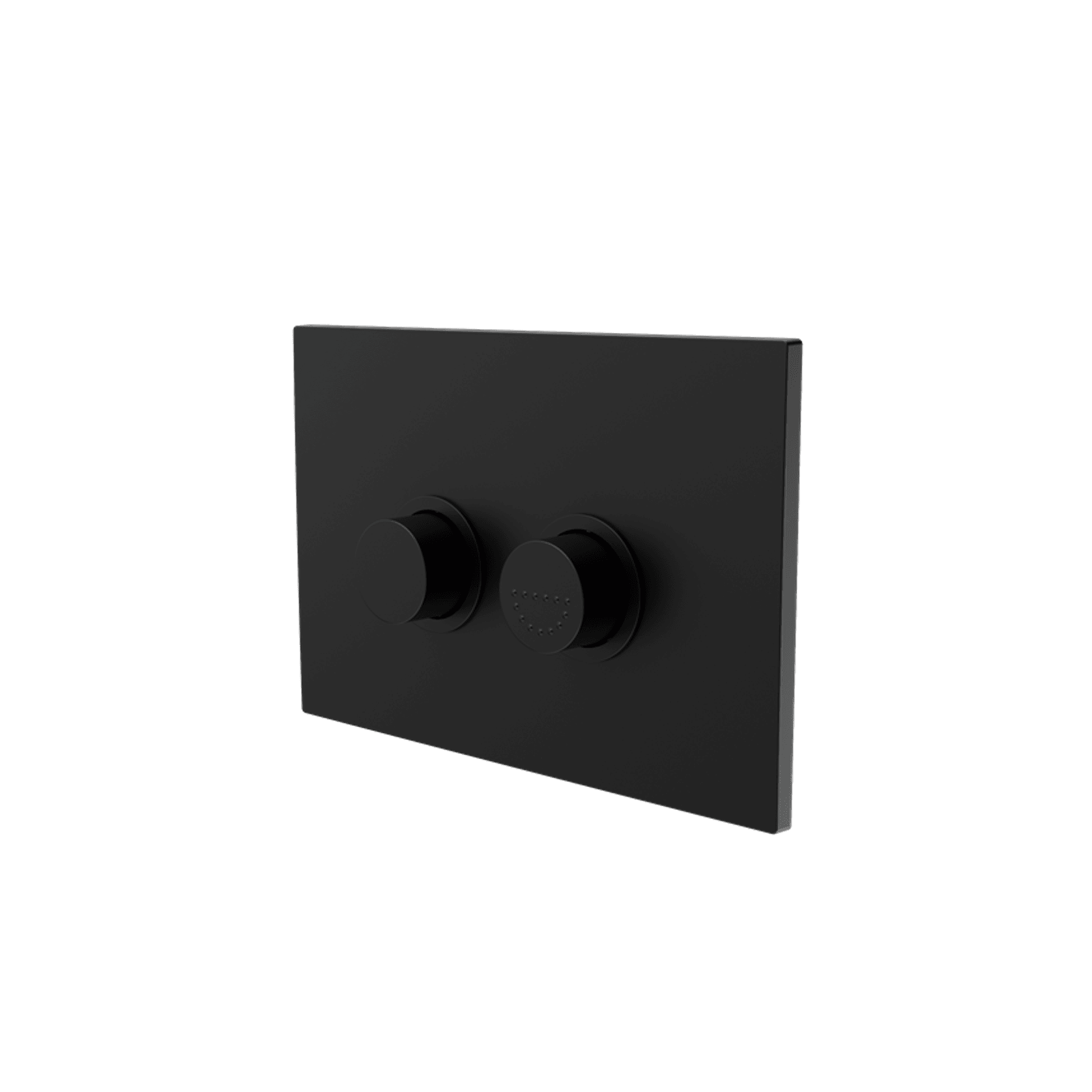 Mecca Care Raised Disabled Care Pneumatic Flush Buttons Plate DDA Compliant Matte Black gallery detail image