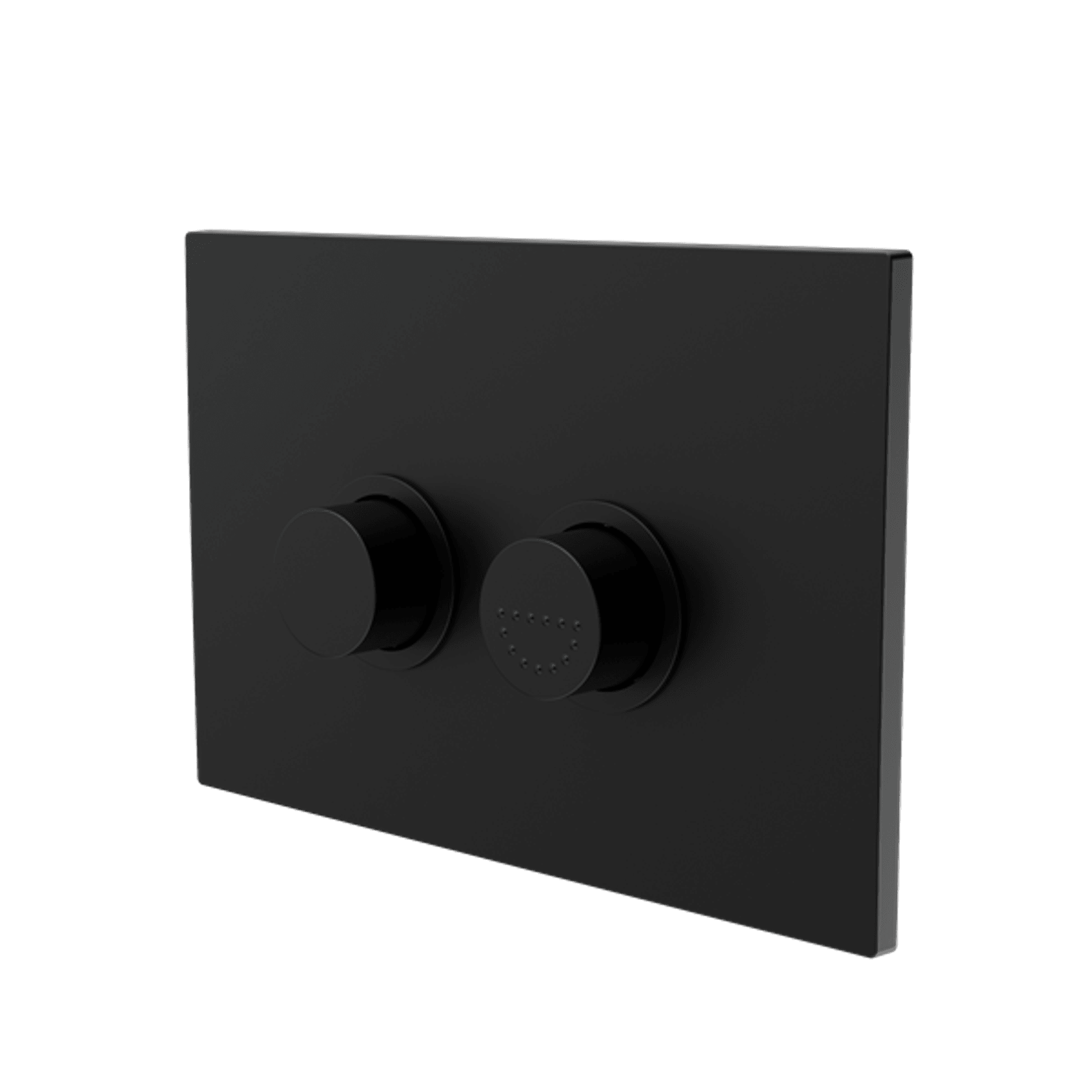 Mecca Care Raised Disabled Care Pneumatic Flush Buttons Plate DDA Compliant  Matte Black gallery detail image