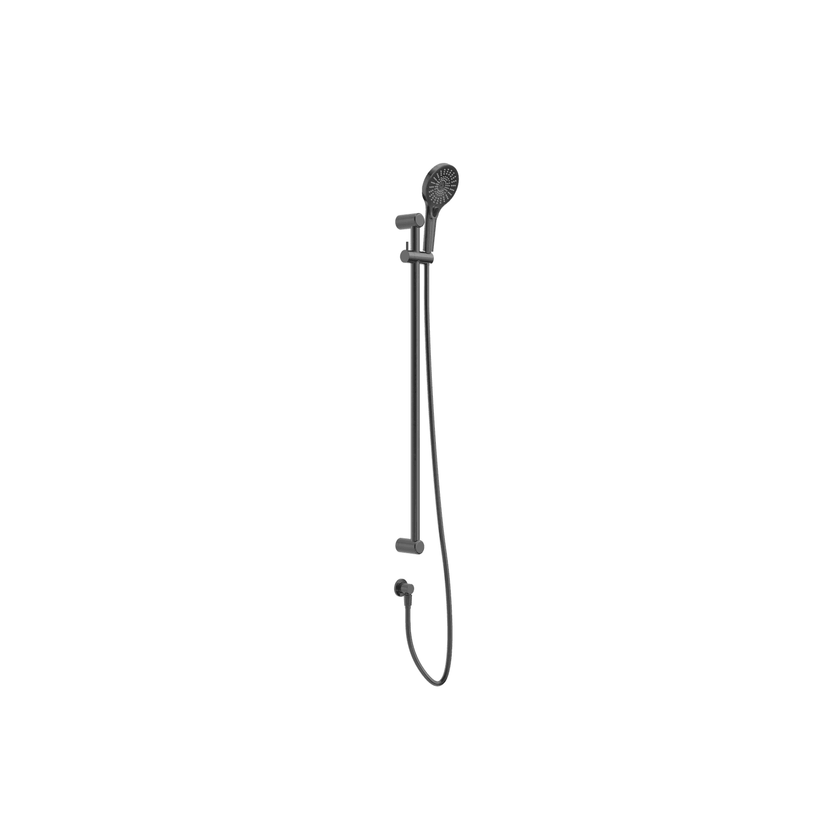 Mecca Care 25mm Grab Rail And Adjustable Shower Rail Set 900mm Gun Metal gallery detail image