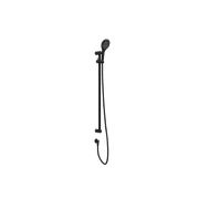 Mecca Care 25mm Grab Rail And Adjustable Shower Rail Set 900mm Matte Black gallery detail image
