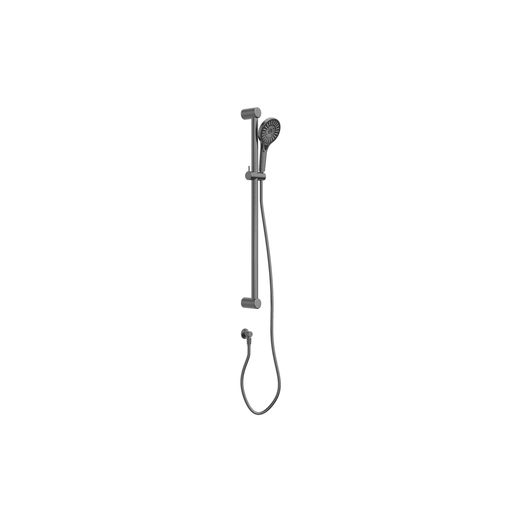 Mecca Care 32mm Grab Rail And Adjustable Shower Rail Set 900mm Gun Metal gallery detail image