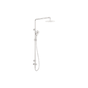 Mecca Care 25mm Grab Rail 900mm Twin Shower Set Brushed Nickel gallery detail image