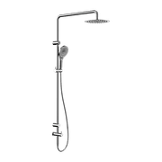 Mecca Care 25mm Grab Rail 900mm Twin Shower Set Chrome gallery detail image