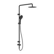 Mecca Care 25mm Grab Rail 900mm Twin Shower Set Matte Black gallery detail image
