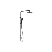 Mecca Care 25mm Grab Rail 900mm Twin Shower Set Matte Black gallery detail image