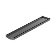 Tile Insert V Channel 600mm Floor Grate 80mm/89mm Outlet Without Outlet And Hole Saw Gun Metal gallery detail image