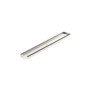 Tile Insert V Channel 600mm Floor Grate 50mm Outlet Without Outlet And Hole Saw Brushed Nickel gallery detail image