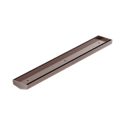 Tile Insert V Channel 600mm Floor Grate 50mm Outlet Without Outlet And Hole Saw Brushed Bronze gallery detail image