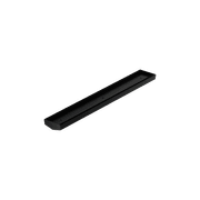 Tile Insert V Channel 600mm Floor Grate 50mm Outlet Without Outlet And Hole Saw Matte Black gallery detail image