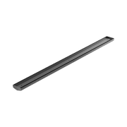 Tile Insert V Channel 1200mm Floor Grate 50mm Outlet Without Outlet And Hole Saw Gun Metal gallery detail image