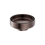 100mm Round Tile Insert Floor Waste 50mm Outlet Brushed Bronze gallery detail image