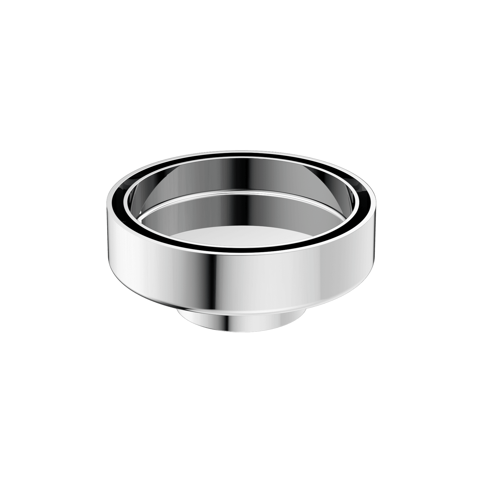 100mm Round Tile Insert Floor Waste 50mm Outlet Chrome gallery detail image