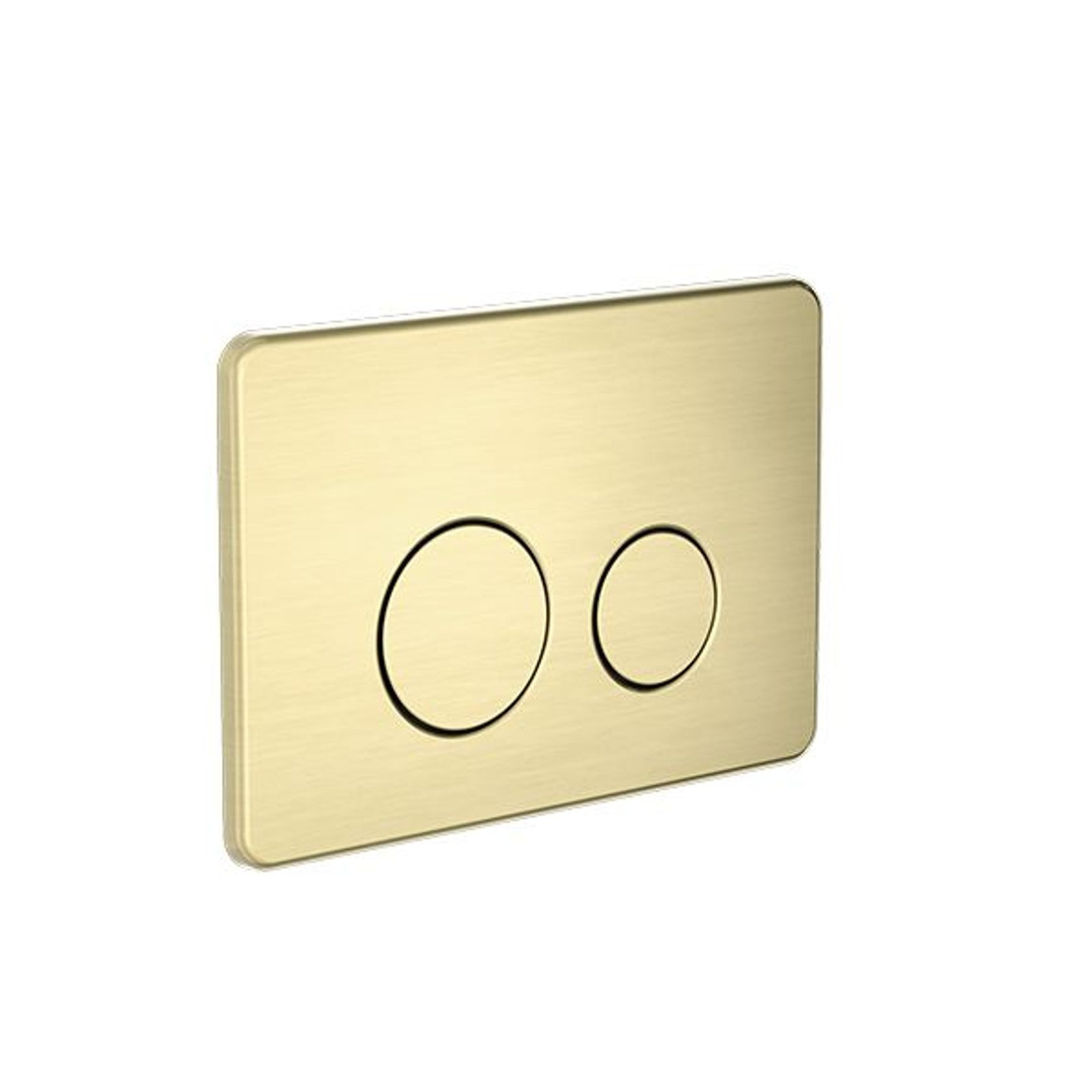 In Wall Toilet Push Plate Brushed Gold gallery detail image